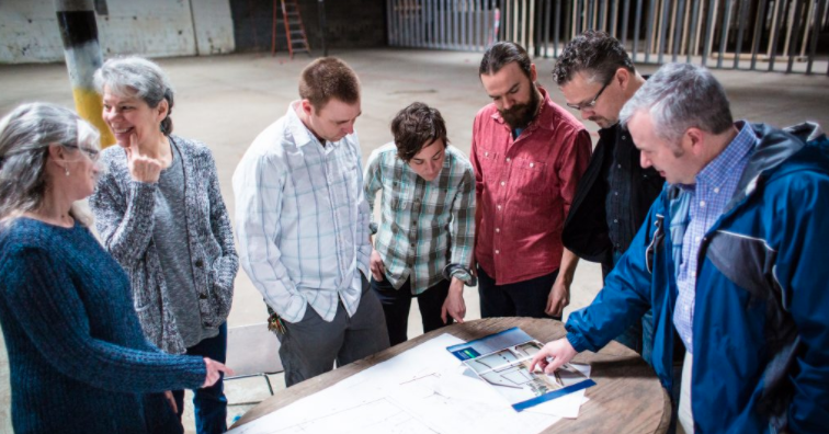 Cofounders and collaborators discuss design and layout of the new space